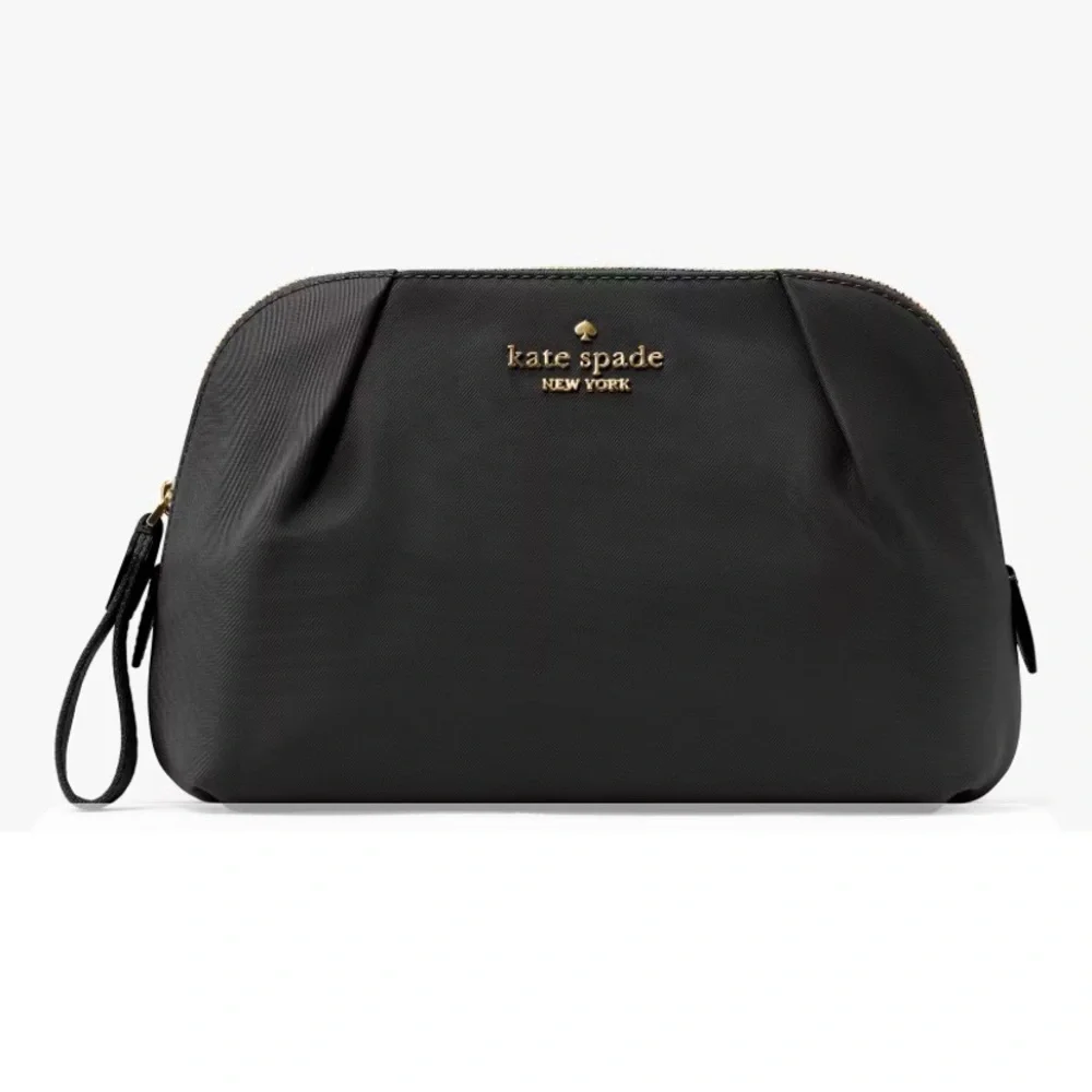 Kate Spade Cosmetic Bag Chelsea Black Nylon - Picture 1 of 5